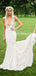 Ivory Lace Country Wedding Dresses V Neck Mermaid Wedding Dresses, TYP1214