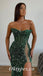Sexy Sequin Sweetheart Sleeveless Side Slit Mermaid Long Prom Dresses, PDS0922