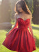 Red Simple Sweetheart Cheap Homecoming Dresses Under 100, CM589