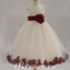 Lovely Tulle Spaghettti Straps A-Line Flower Girl Dresses With Bow-Knot, FGS0035