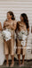 Spaghetti Straps V-neck Sleeveless Simple Bridesmaid Dresses, BDS0163