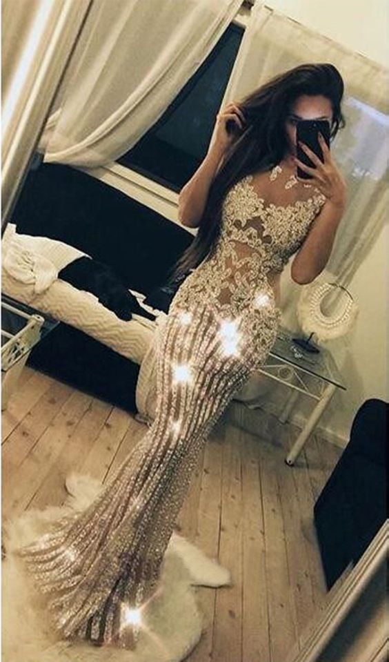 Sparkly Beading Charming Fashion Stunning Gorgeous High Quality Prom Dresses, Evening Dresses, TYP1160