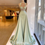 Gorgeous Satin Spaghetti Sptraps Sleeveless Mermiad Long Prom Dresses With Rhinestone And Beading,PDS0631