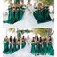 Sexy Soft Satin Sweetheart Mermaid Trailing Floor Length Bridesmaid Dressses, BDS0228