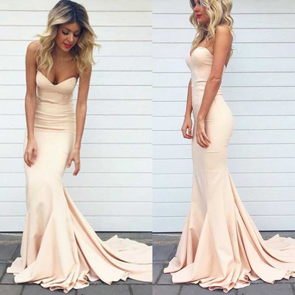 Online Simple Sweet Heart Mermaid Sexy Junior Cheap Long Occasion Dress for Wedding Party Prom, TYP0155