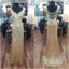 Golden Sequin Prom Dresses, Long Mermaid Prom Dresses, Off-shoulder Prom Dresses, Backless Prom Dresses, TYP0186