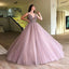 A-line Elegant Sparkly Gorgeous Princess Prom Gown, Purple Stunning Prom dresses, wedding Gown, TYP1162