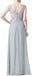 Chiffon Sleeveless A-line Floor Length Long Bridesmaid Dresses, BDS0173