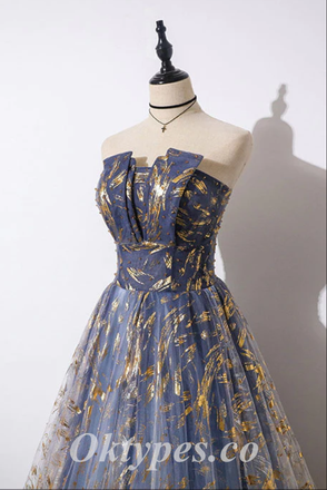 Sexy Charming Special Tulle Sweetheart Lace Up Back A-Line Long Prom Dresses,PDS0553