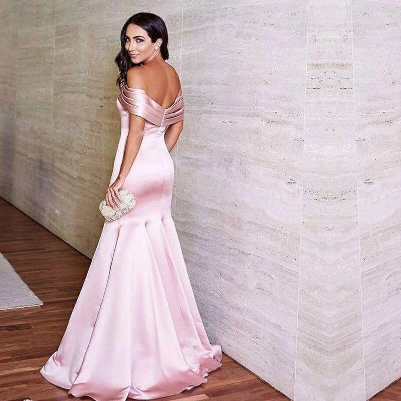 New Arrival Satin Mermaid Ruched Sexy Backless  Fish Tail Deep V Neck Pageant Formal Prom Dresses, PDS0063