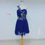 Royal Blue Chiffon Homecoming Dresses With Beaded_US6, SO033