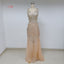 Champagne Long Cheap Prom Dresses_US6, SO037