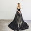 Black A-line Long Cheap Sexy Prom Dresses/Evening Dresses, TYP1345