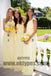 A-line Bridesmaid Dresses, Daffodil Bridesmaid Dresses, Long Bridesmaid Dresses With Bodice Sleeveless One Shoulder, TYP0449