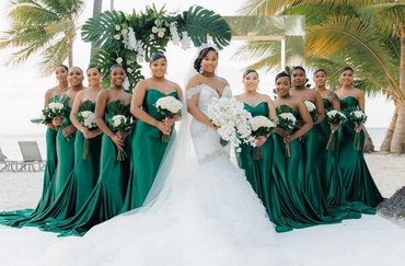 Sexy Soft Satin Sweetheart Mermaid Trailing Floor Length Bridesmaid Dressses, BDS0228