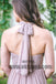 2019 Newest Off Shoulder Chiffon Bridesmaid Dresses, Backless Bridesmaid Dresses, TYP0426