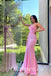 Sexy Jersey Sweetheart Sleeveless Mermaid Long Prom Dresses With Trailing, PDS0917