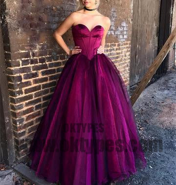 Sexy Sweetheart Bodice Corset Floor Length Ball Gowns Prom Dresses, Prom Dresses, TYP0431