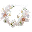 White Flower Wedding Headpieces With Beads, Wedding Headpieces, Wedding Accessories, TYP1252