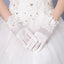 Wedding Gloves, Lace Gloves, Short Gloves, Wedding Gloves With Handmade Flower, TYP0539