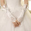 Long Satin Wedding Gloves, Beaded Gloves, White Gloves With Bow, TYP0560