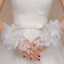 Lace Wedding Gloves, Handmade Flower Lace Gloves, Short Gloves, TYP0543