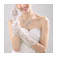 Long Bridal Gloves, White Lace Wedding Gloves, Gloves With Beaded, Lovely Gloves, TYP0564