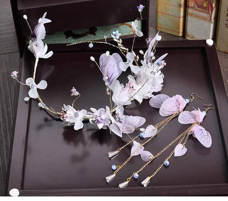 Beautiful Lavender Wedding Headpiece, Wedding Accessories, VB0594