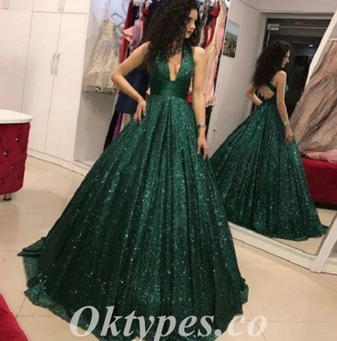 Sexy Charming Tulle Spaghetti Straps Sleeveless A-Line Long Prom Dresses,PDS0606