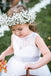 Pretty A-line Tea-length Lace and Tulle Flower Girl Dresses, TYP1049