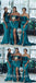 Mismatched Sexy Soft Satin Sleeveless Side Slit Mermaid Floor Length Bridesmaid Dressses, BDS0239