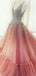 Beaded Rhinestones V Neck Aline Gorgeous Fashion Formal Elegant Prom Dresses, TYP1399
