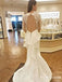 Marvelous Satin Jewel Neckline Backless Mermaid Prom Dresses With Appliques, TYP1920
