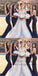 Mermaid Spaghetti Straps Long Cheap Navy Blue Bridesmaid Dresses, TYP1364