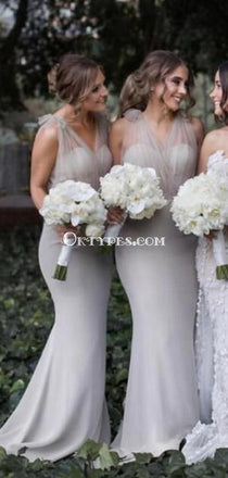 Long mermaid Bridesmaid Dresses, Jersey Bridesmaid Dresses, Charming Bridesmaid Dresses, TYP0351