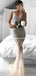 Unique Long Mermaid Evening Prom Dresses, Custom Lace Long Party Prom Dresses, PDS0096