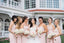 Sweetheart Charming Pink Chiffon A-line Long Cheap Bridesmaid Dresses, BDS0047