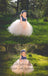 One Shoulder Blue flower Top Tulle Flower Girl Dresses, Lovely Tutu Dresses, TYP1189