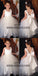 Ivory Strap Lace Top Cute Tulle V- back Flower Girl Dresses, Flower Girl Dresses, TYP0523