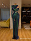 New Arrival Sparkly Sexy One Shoulder Long Sleeves High Slit Long Cheap Sequin Prom Dresses, TYP2052