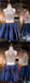 Sparkling Homecoming Dress,Sliver Sequin Homecoming Dress,Two-piece Blue Homecoming Dresses, TYP0763