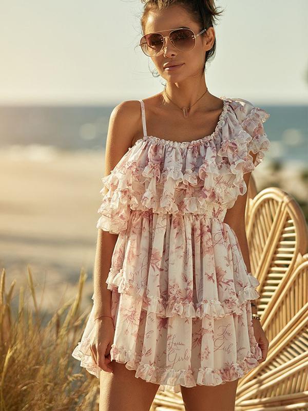 New Arrival Pink Chiffon A-line Cheap Short Homecoming Dresses, HDS0035
