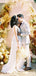 Backless V-neck Sleeveless Lace A-line Long Cheap Wedding Dresses, Charming Wedding Dresses, TYP2069