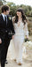 Charming V-neck Lace Mermaid Long Cheap Wedding Dresses, WDS0060