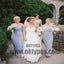 Long Spaghetti Strap Pleats Chiffon Bridesmaid Dresses, Backless Zipper Bridesmaid Dresses, TYP0508