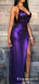 Halter Purple Long Split Evening Party Dress With Backless Prom Dresses, TYP1709