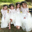 A-Line Round Neck Long Sleeves Ankle-Length Flower Girl Dresses with Lace, TYP1326