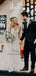 Elegant Spaghetti Strap V-neck Long Lace Beach Wedding Dresses, TYP1569