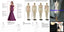 Mismatched Simple Side Slit Floor Length Mermaid Bridesmaid Dresses, BDS0209