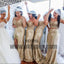 Gold Sequin Mismatches Bridesmaid Dresses, Cheap Popular Wedding Guest Dresses, TYP0649
